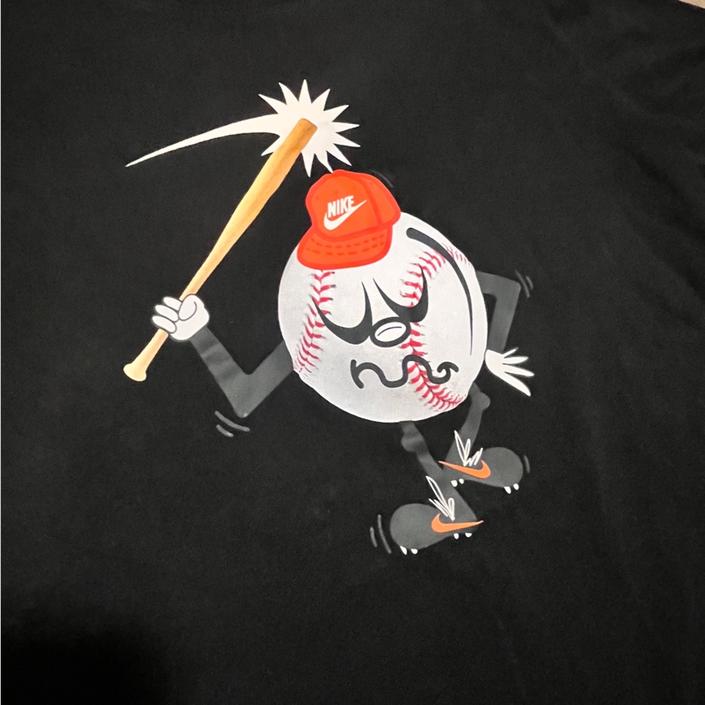Nike Black Kids Baseball Graphic Tee - Picture 2 of 4